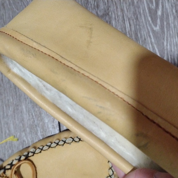 Tan leather slippers. NWOT. Size 10 - Picture 11 of 12